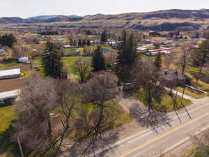 Bird's eye view of mountains