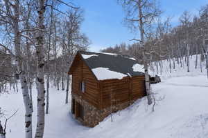 View of snow covered structure