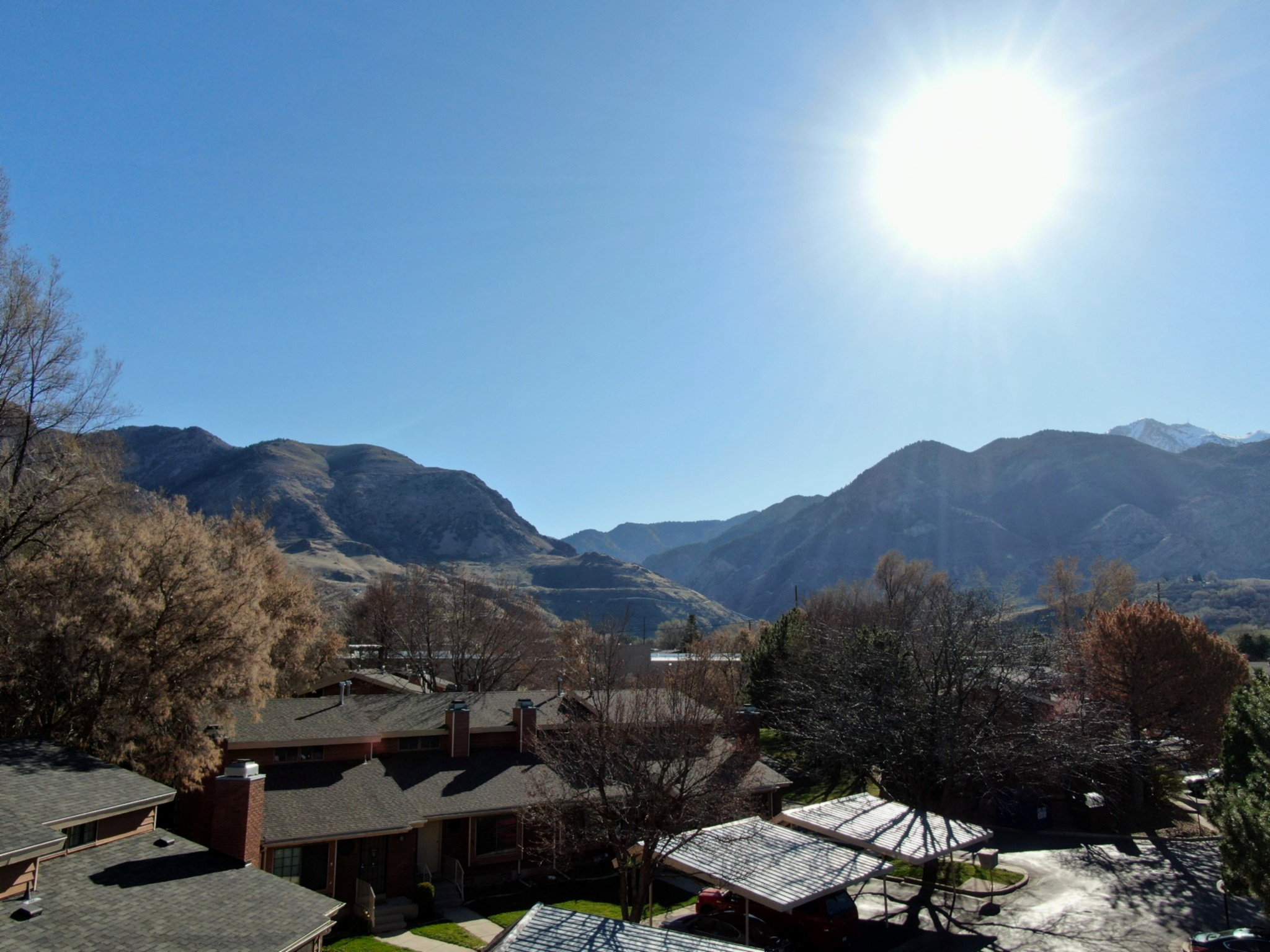View of mountain backdrop