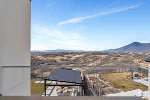 View of mountain background