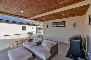 View of patio / terrace with outdoor lounge area