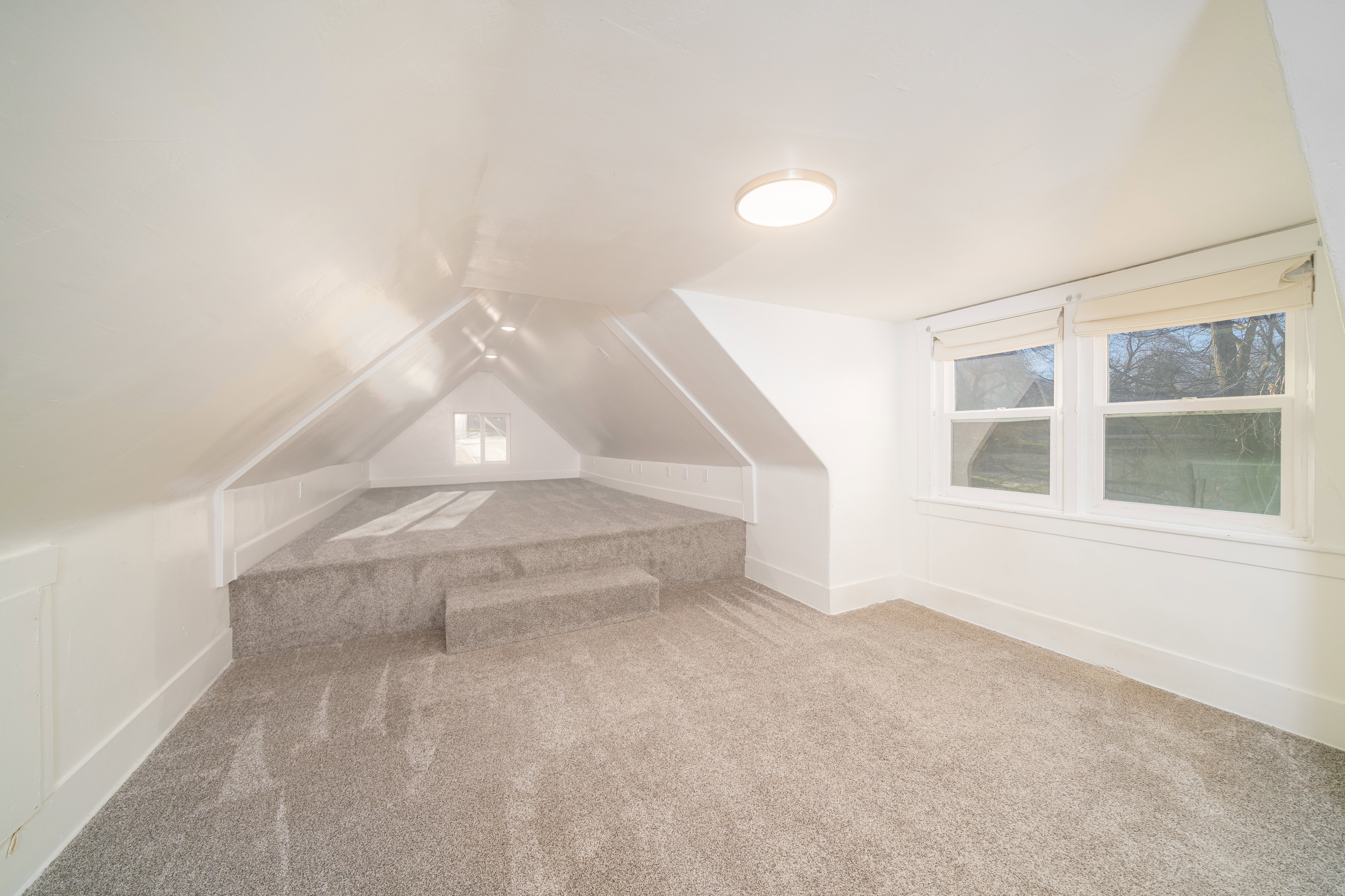 Additional living space with carpet and healthy amount of natural light