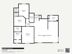 View of floor plan / room layout