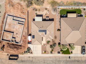 View from above of property