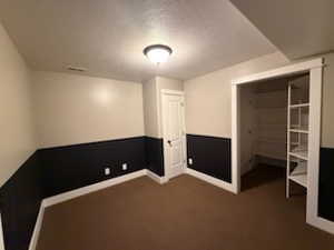 PLAY/EXERCISE ROOM: This room has no windows and can be used as a kids play/toy room or an exercise room. There is a smaller closet in this part of the room.