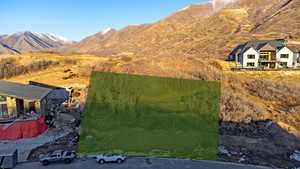 View of mountain background
