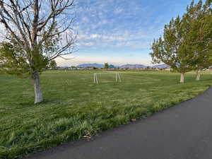 Emma Russell Park adjacent to subdivision.