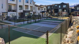 View of Pickleball court