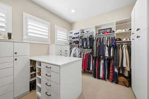 Primary Walk in closet