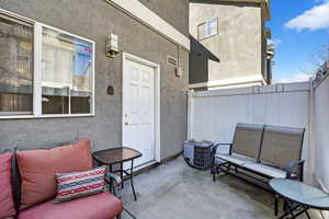 View of patio