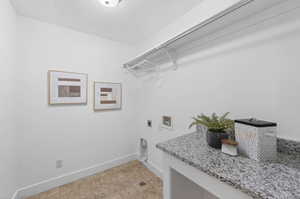 Laundry room upstairs
