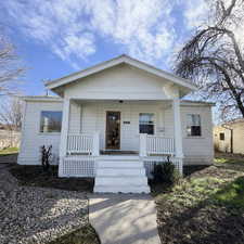 Bungalow-style home with covered porch
