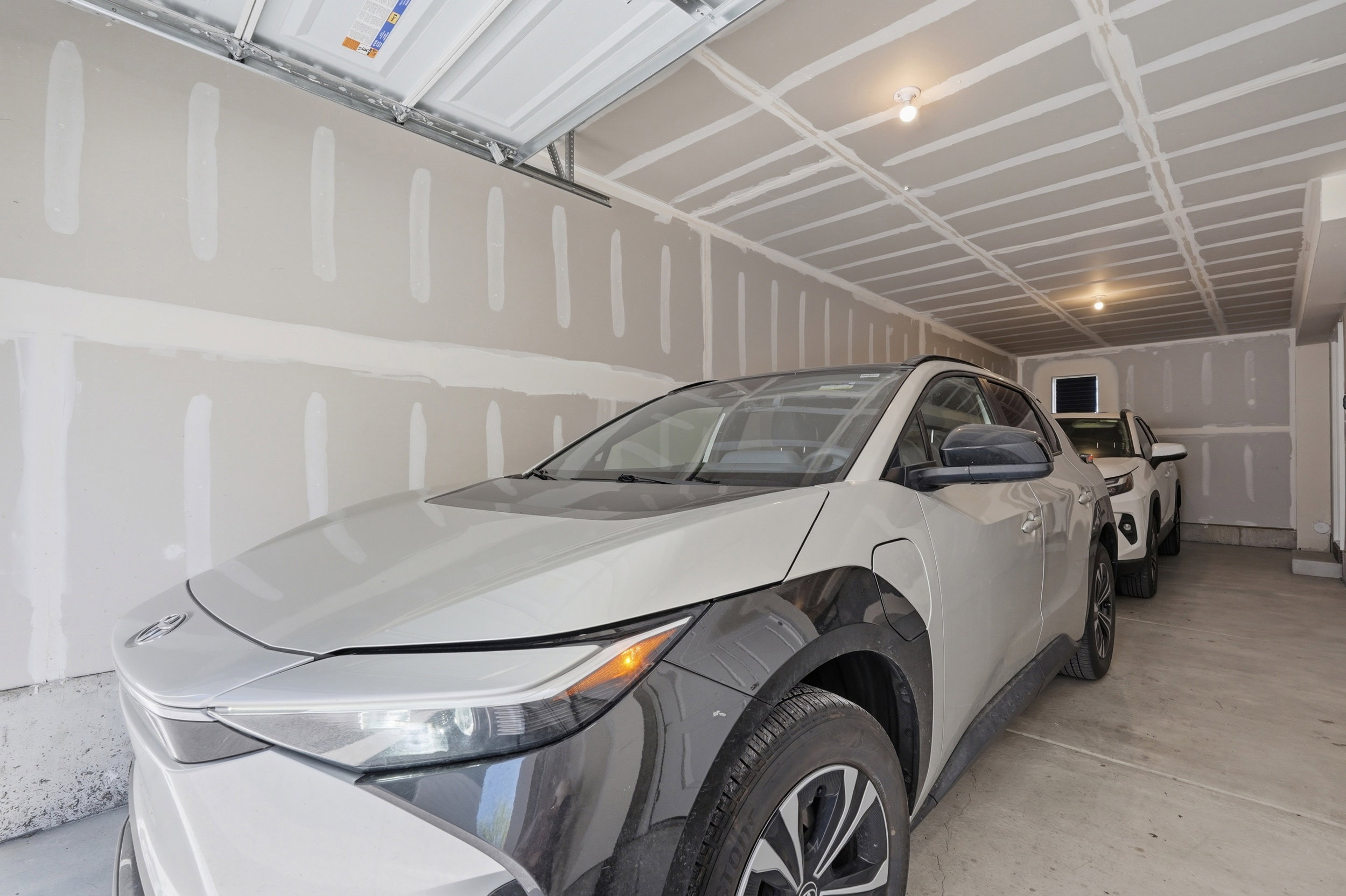 Two car tandem garage with added storage
