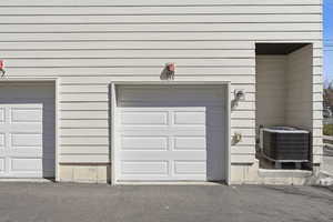 Two car tandem garage with added storage
