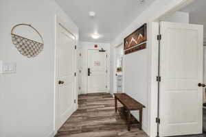 Entry door into condo
