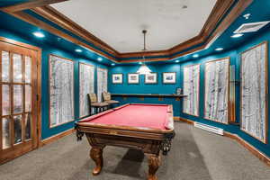 Billiard room at Club Solitude.