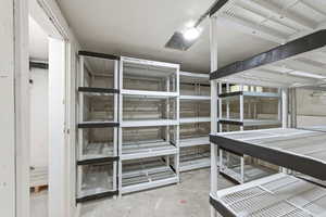 View of storage room