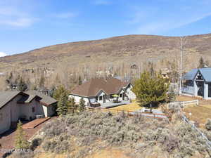 Drone / aerial view of mountains
