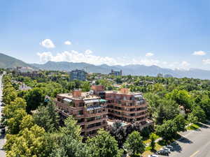 Drone / aerial view of mountains