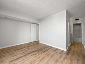 Spare room with light wood-style floors
