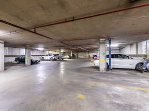 View of parking garage