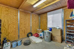 View of storage area