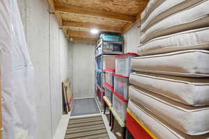 View of storage room