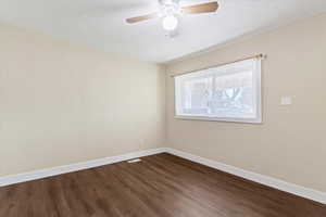 Walking into the second bedroom from hallway.