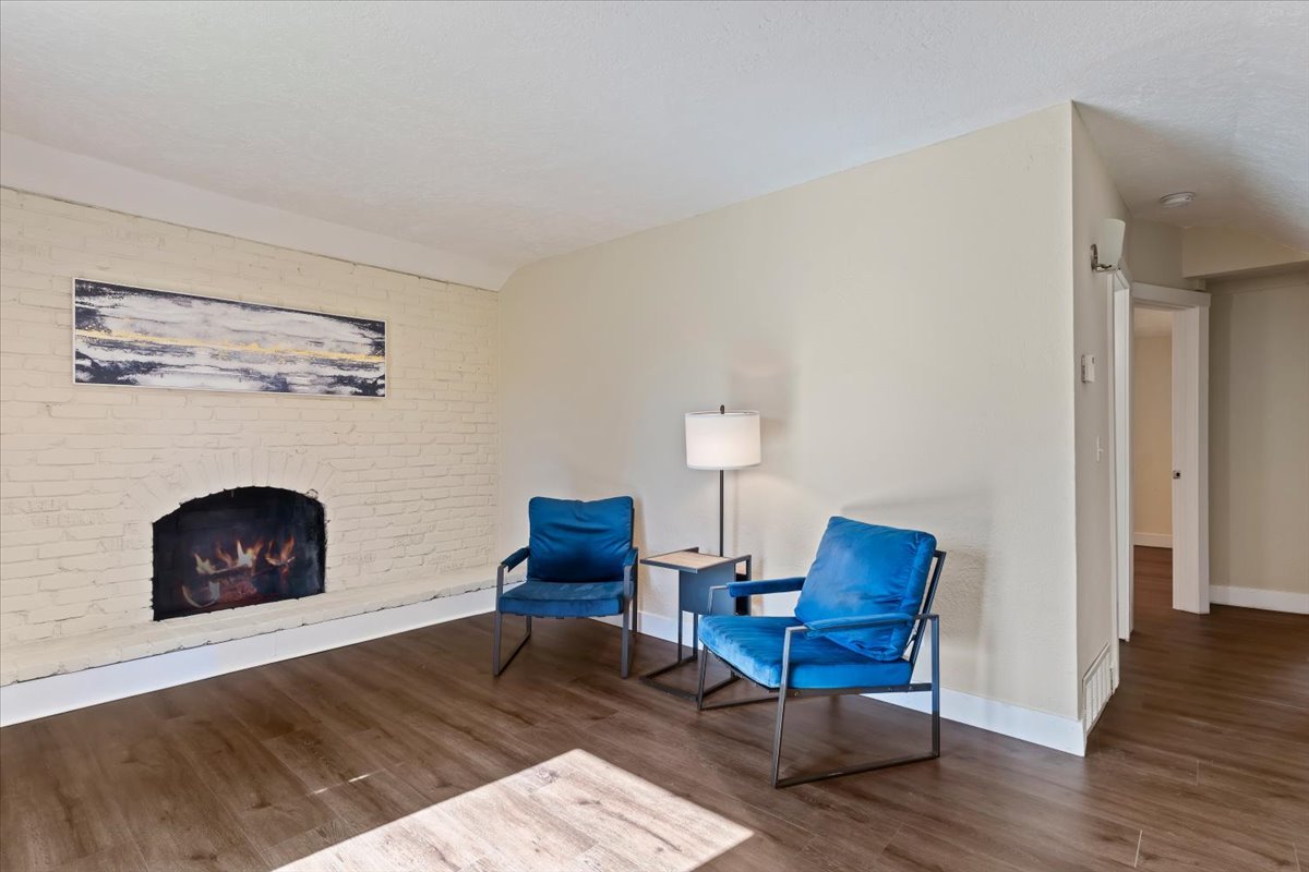 Original fireplace