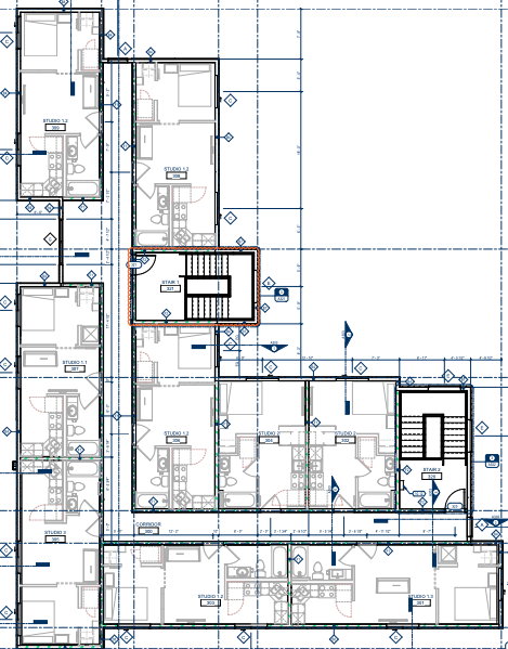 View of room layout