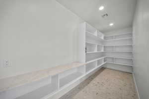 View of storage area