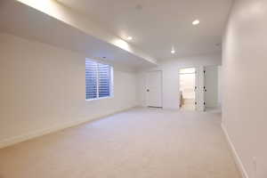Basement family room
