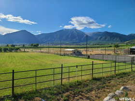 Mountain view featuring rural landscape and agricultural land