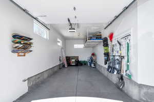 View of 3rd car extra long garage