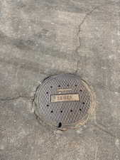 Exterior view of a water meter