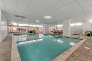 View of indoor community pool