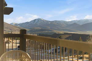 View of mountain backdrop