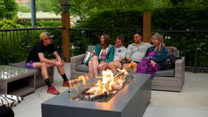 View of patio / terrace featuring an outdoor hangout area