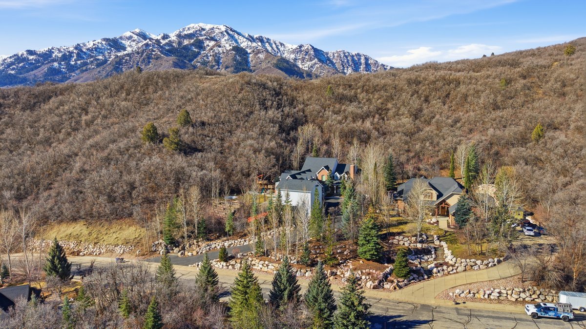 View of mountain background