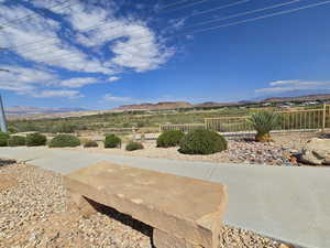 View of mountain background