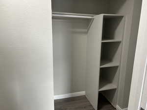 View of closet