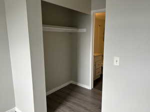 View of closet