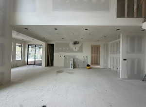 View of kitchen area from living room