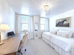 Bedroom with a separate mini split for custom heating/cooling