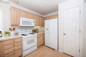 Kitchen featuring pantry. Fridge is included.