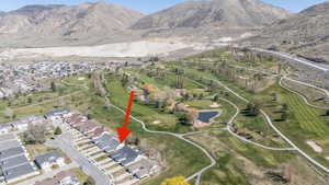 Aerial view of property's location.