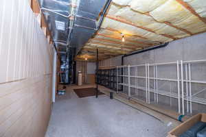 Plumbed for a full bath, can accommodate two additional bedrooms.