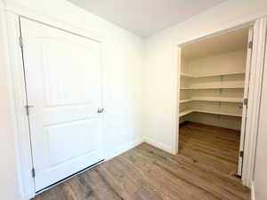 View of storage area