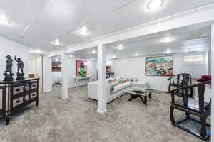 Basement with outside entrance with room for studio apartment