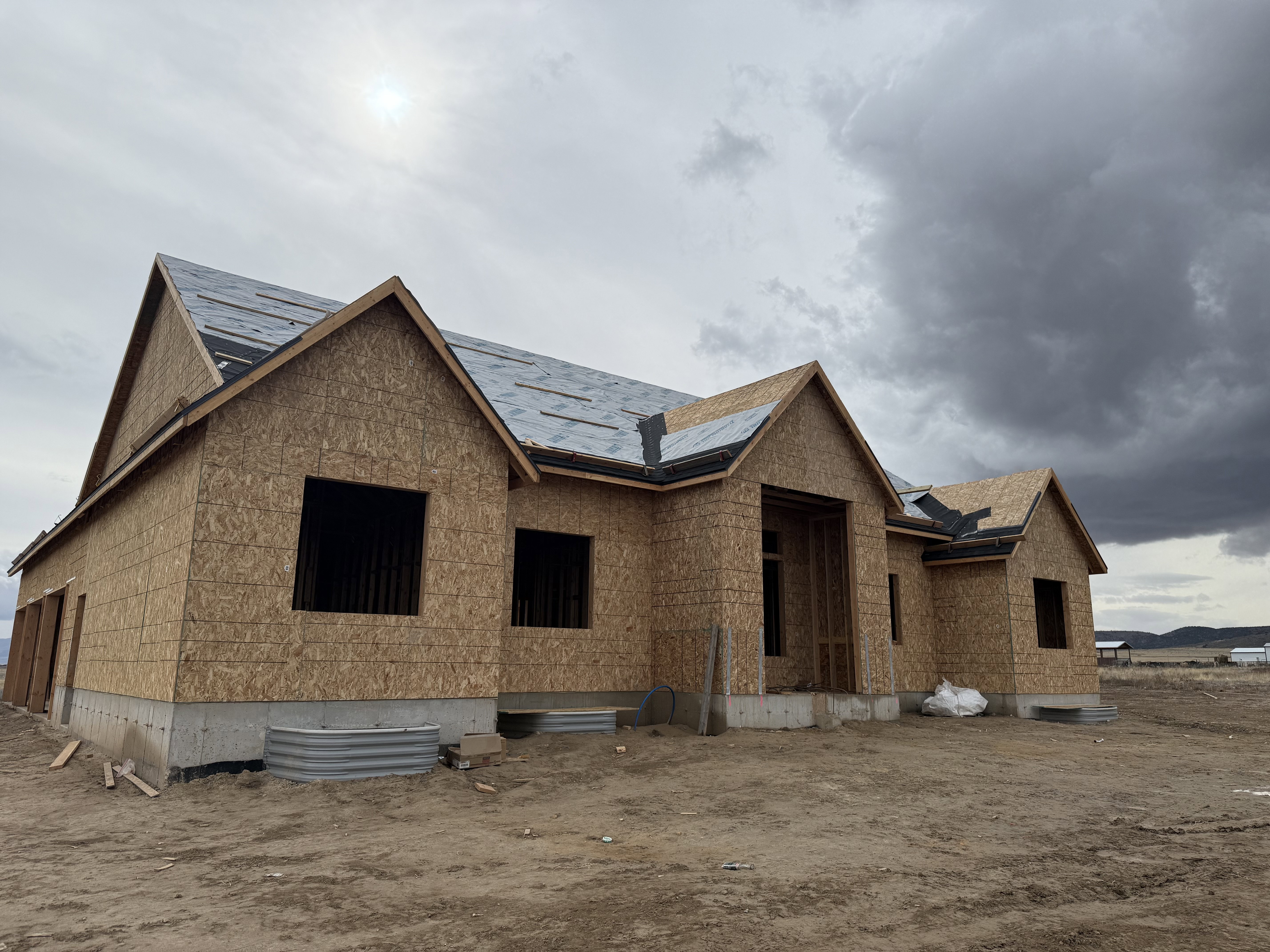 Back of property